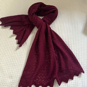 Club Monaco plum scarf.